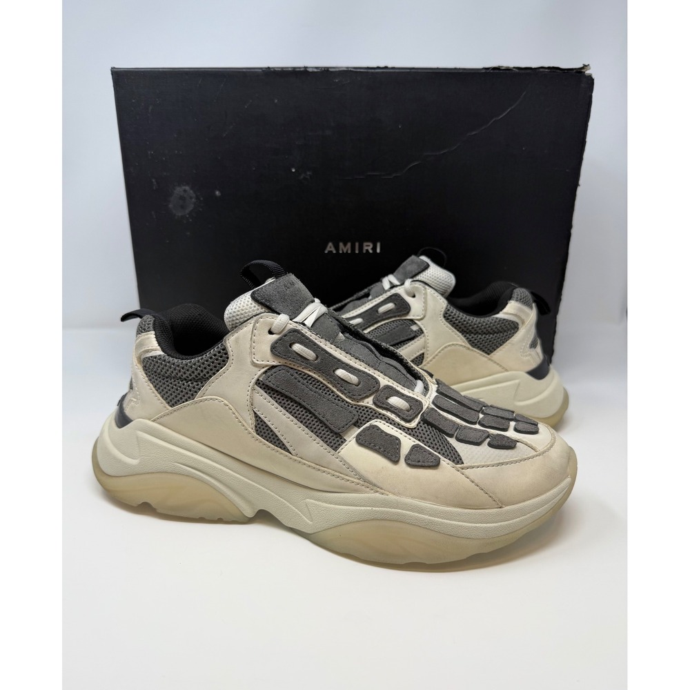 Amiri Bonerunner Sneaker Tan/Grey Size 10 US 43 EU